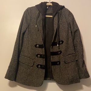 Free People Hooded Blazer